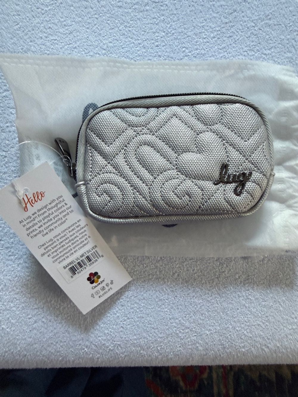 Lug Barrel in Metallic Silver